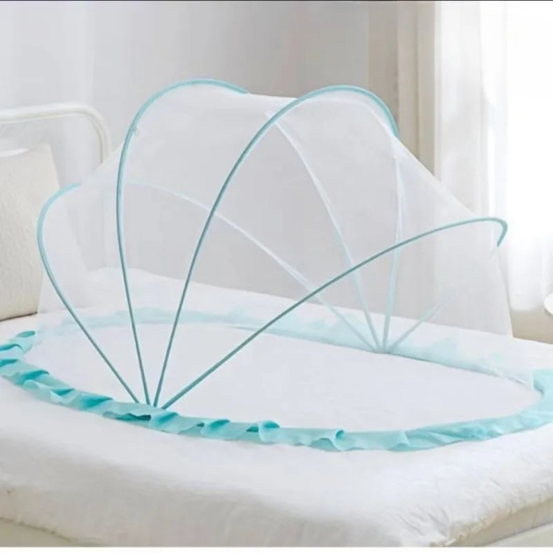 Folding Mosquito Tent for Baby Household Summer Protective Installation Free Portable Durable Breathable Net Bedroom Sleeping